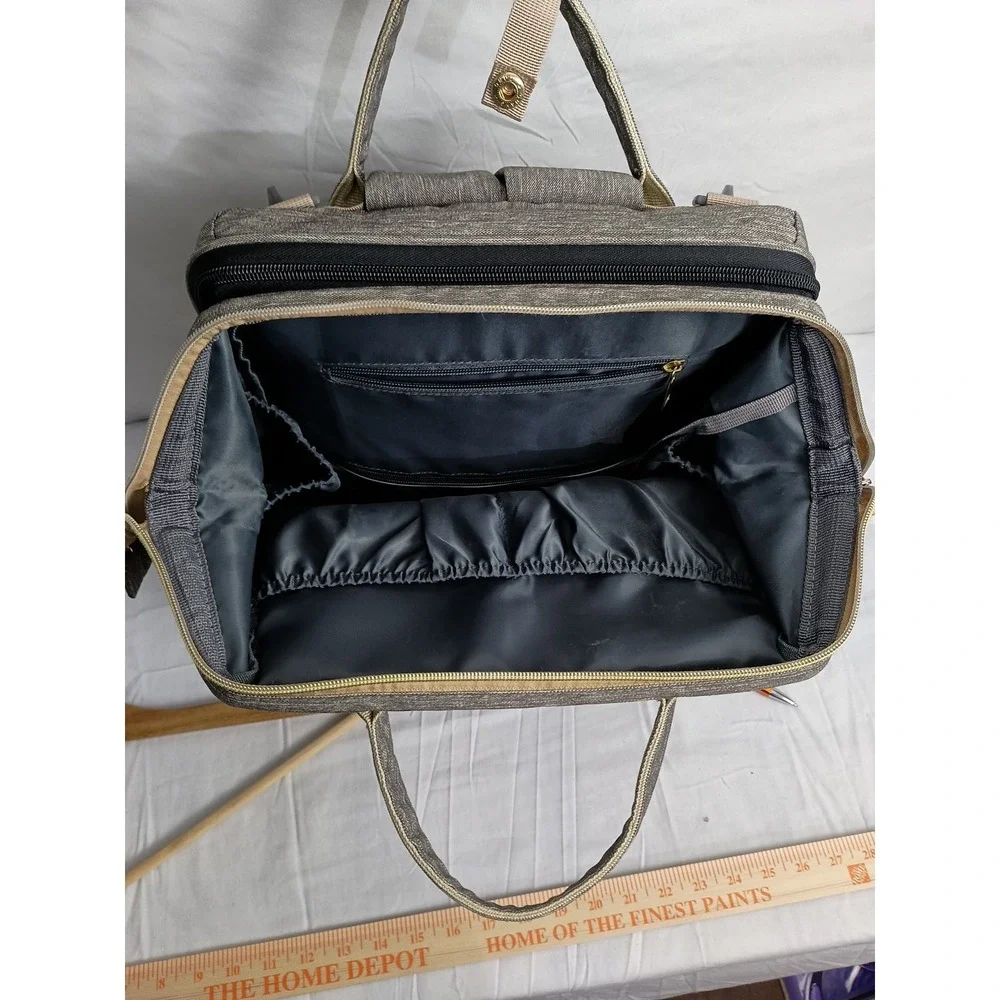 Debug 30L Dual Baby Diaper Bag Backpack - Gray